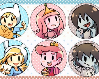 Adventure Time Button Set (3)