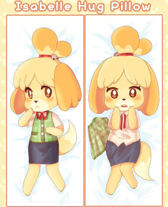 Isabelle Animal Crossing ACNL Omkeerbare Acryl Charm Accessoires Sleutelhangers & Keycords Ritshangers 