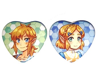 Legend of Zelda Heart Buttons