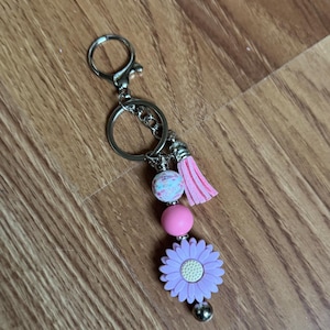 cute beaded keychain