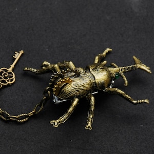 Steampunk Clockwork Insect Brooch