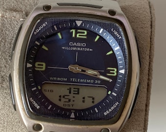 casio illuminator wr50m telememo 30