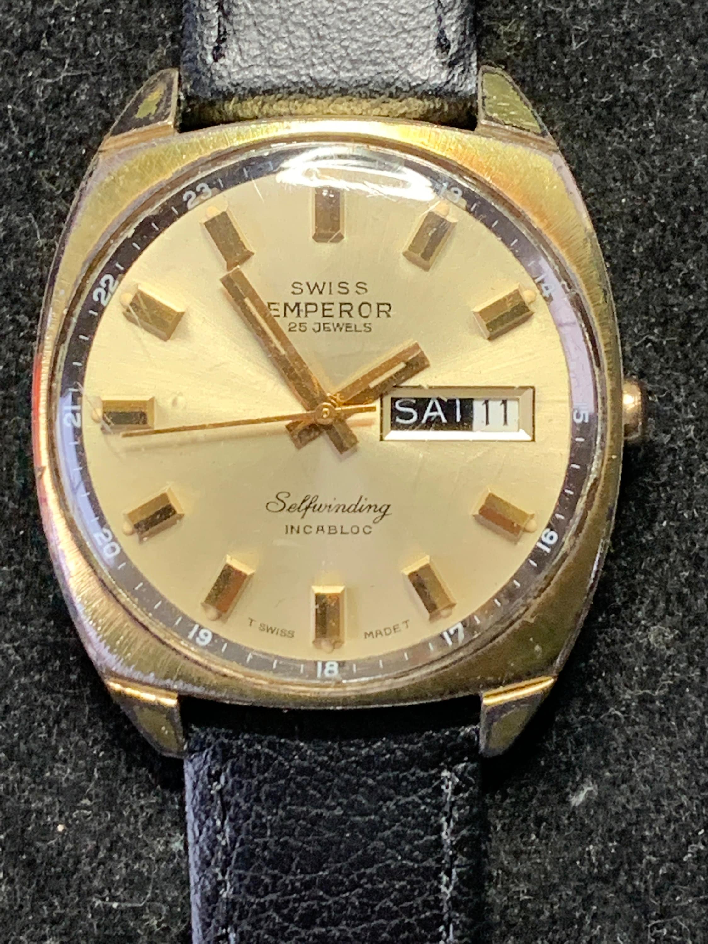 Swiss emperor clearance 25 jewel automatic