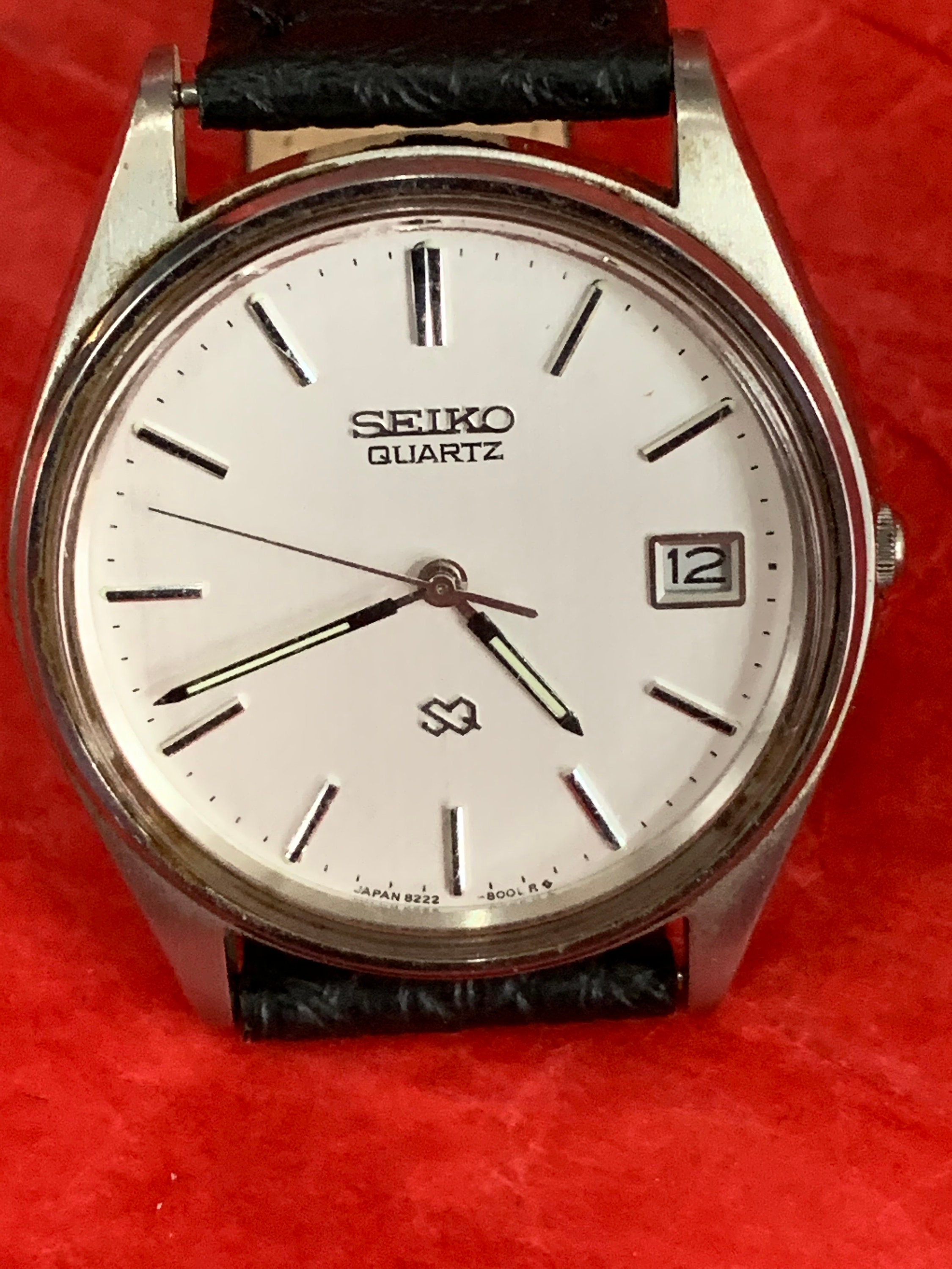 Vintage Seiko Quartz Vintage SQ Watch 8223-8020 A6 - Etsy India