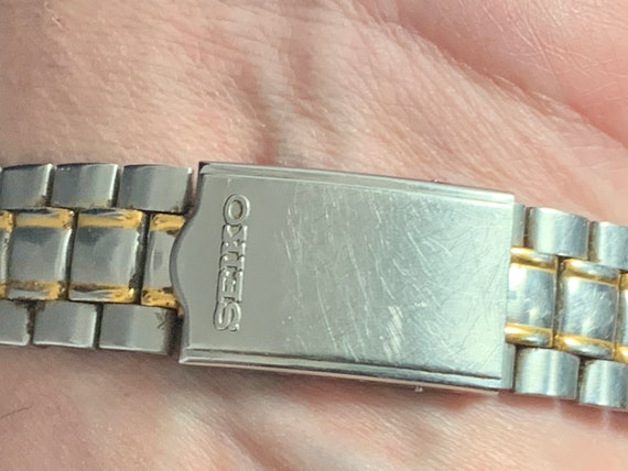 Seiko Quartz Vintage Seiko Black Dial 7N43 904M Horloge | Etsy België