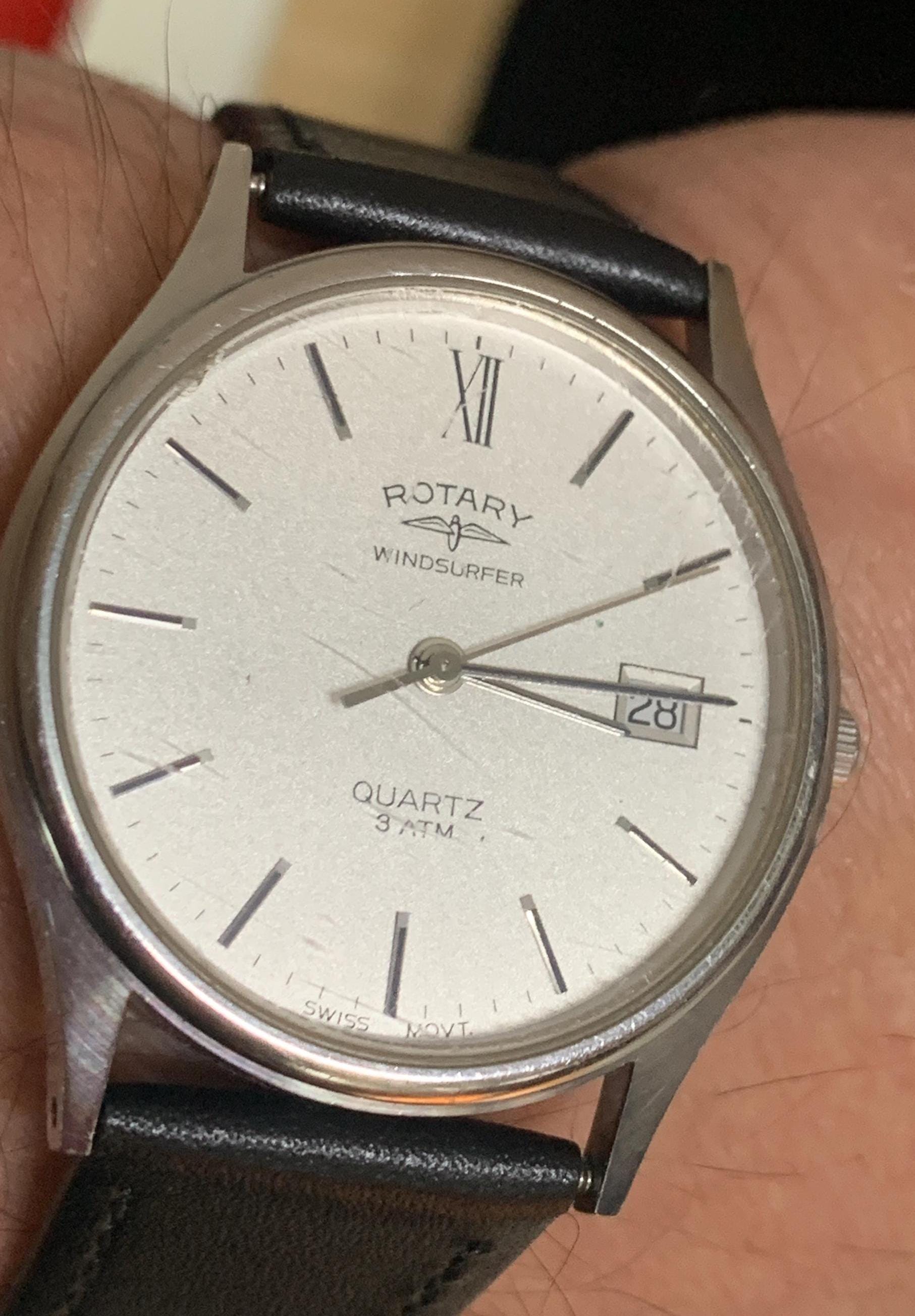 Vintage Rotary Windsurfer Mens Date Quartz Watch C1980s - Etsy