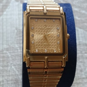 Galaxy 18k gold electroplated watch price sale