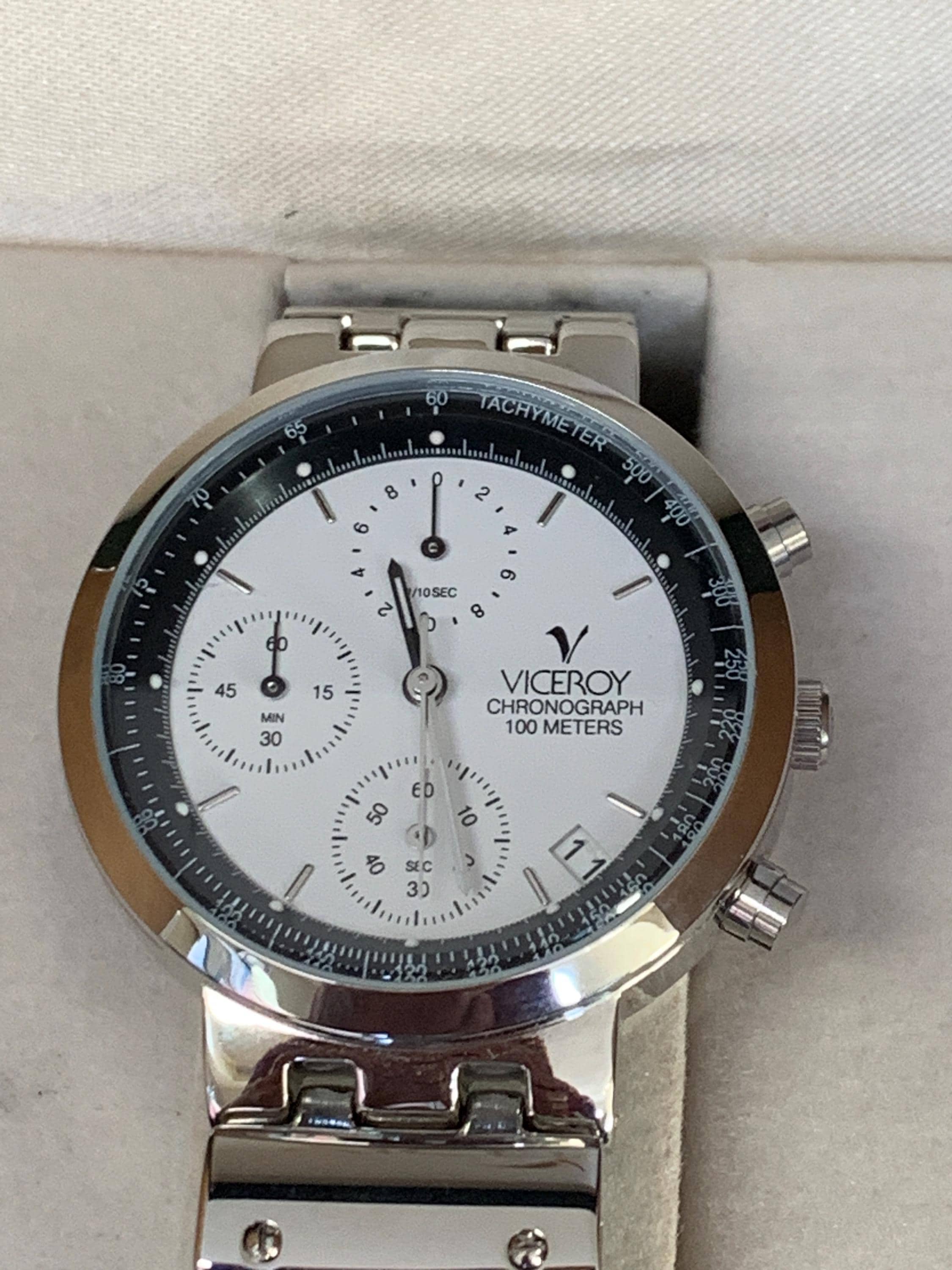 Viceroy 36mm Chronograph Watch in Original Box and Booklet - Etsy