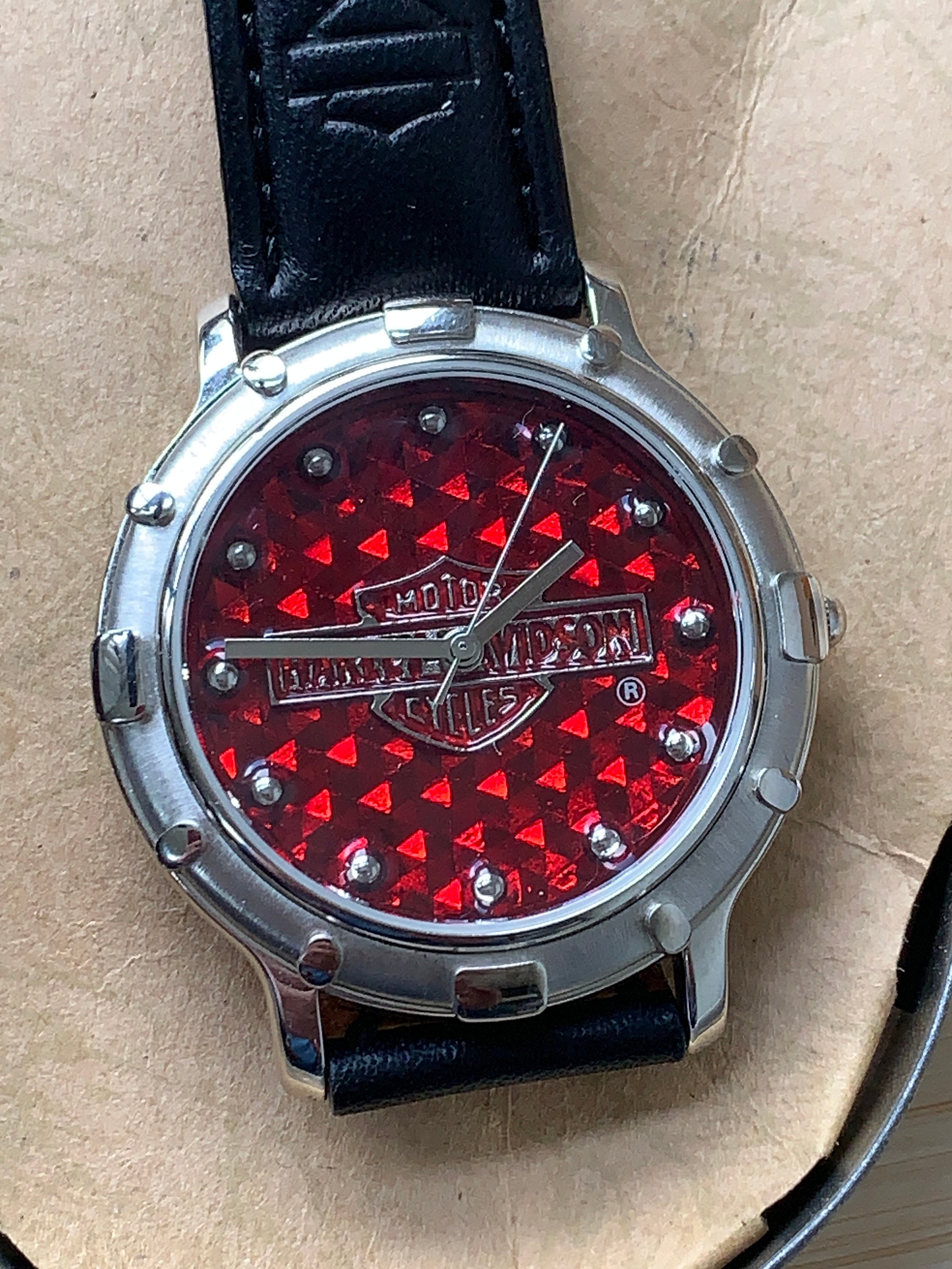 ✨HARLEY DAVIDSON✨ヴィンテージ✨腕時計✨ Harley Davidson NWT Rare Vintage Watch - Etsy