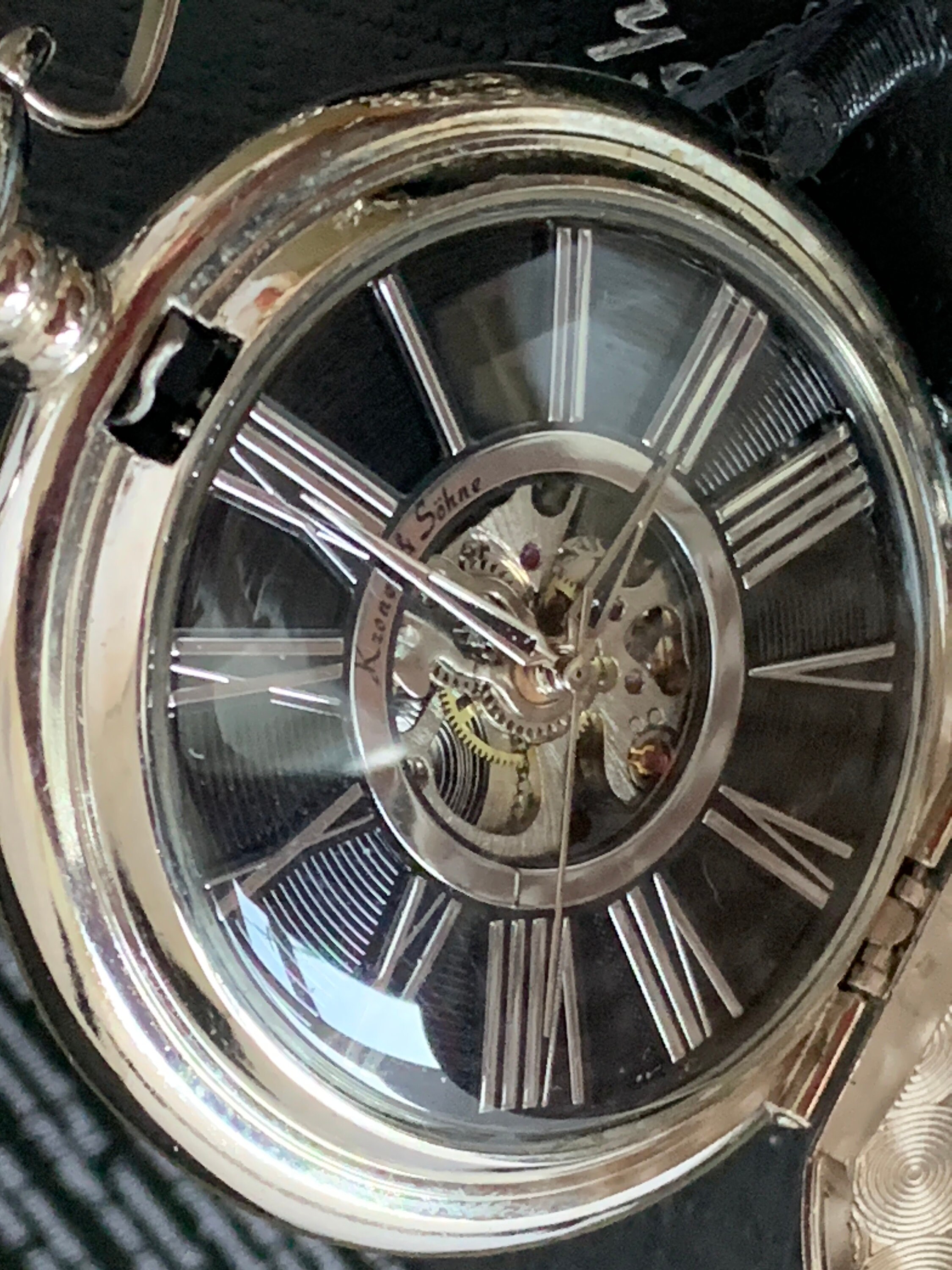 kronen & söhne pocket watch for sale