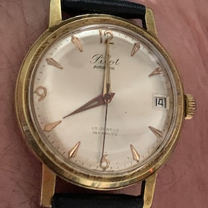 Gents Pilot Geneva Automatic Watch Incabloc 25 Jewels 4007 N With 