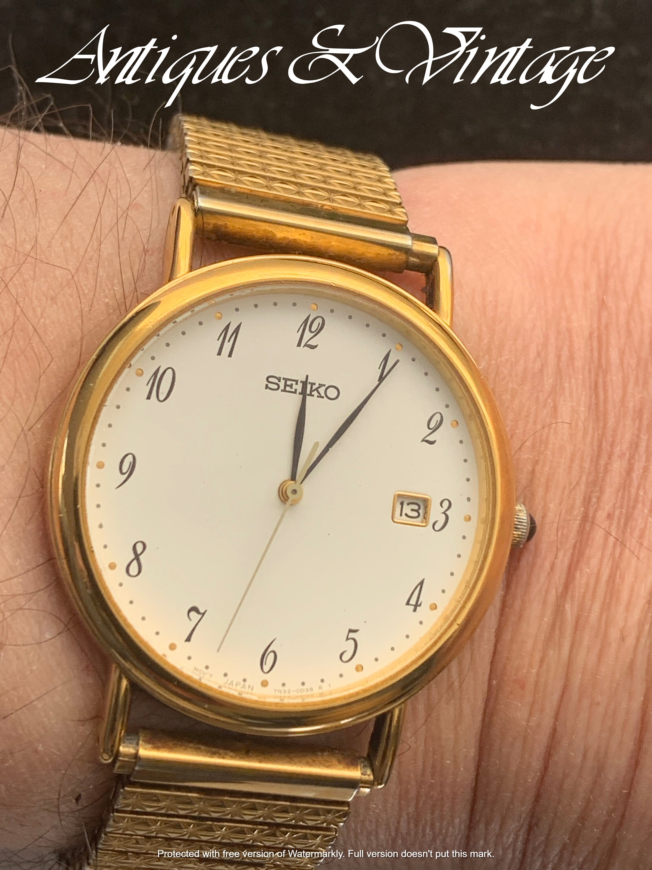 Vintage Quartz Seiko Bracelet Watch - Etsy