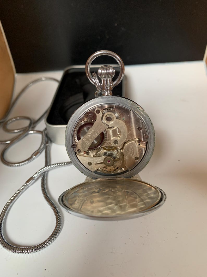 Vintage Rare Excelsior Park Stopwatch with top wind movement, Calibre 3364 image 12