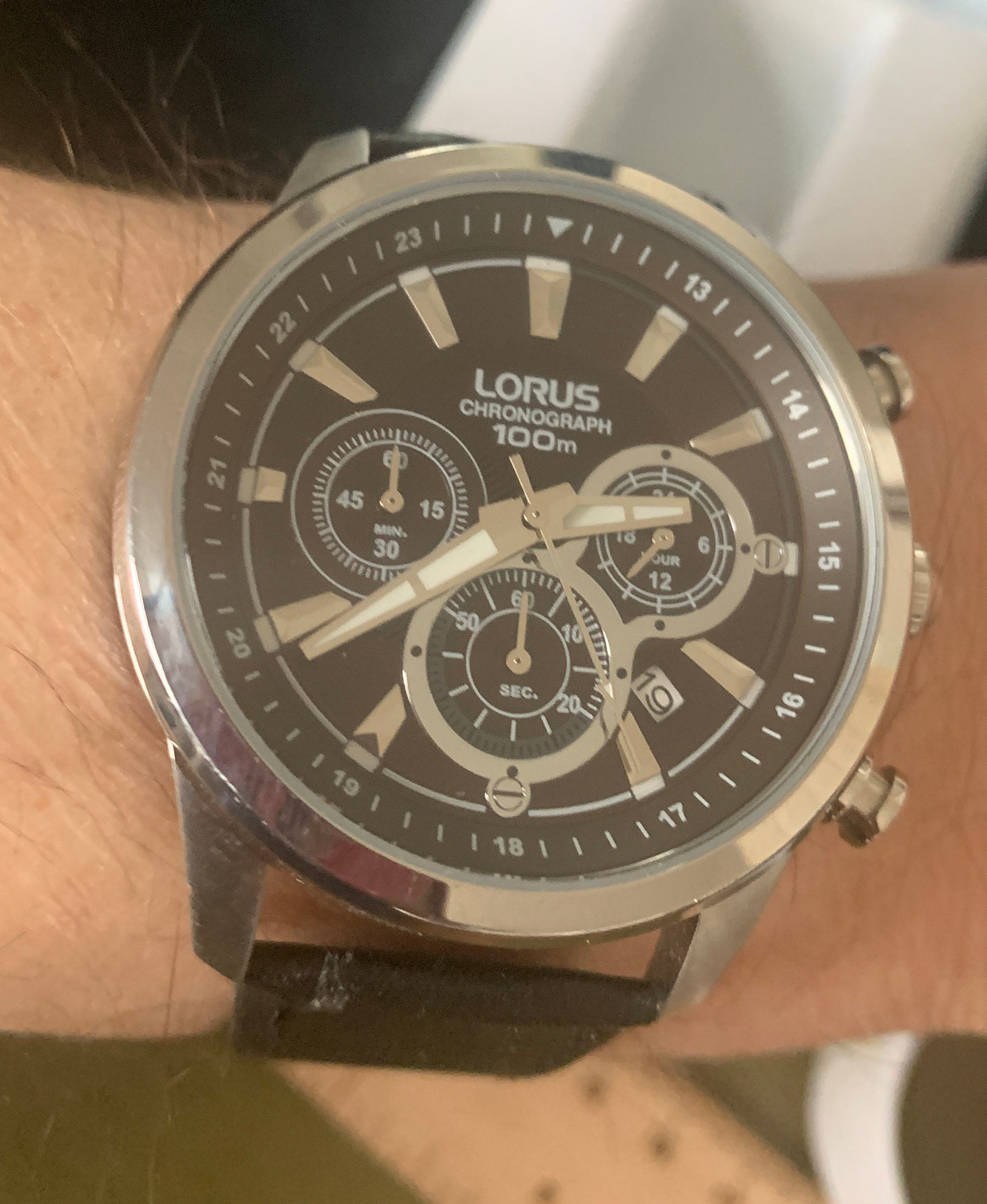 Lorus By Seiko Chronograph Watch VD58 X021 Etsy