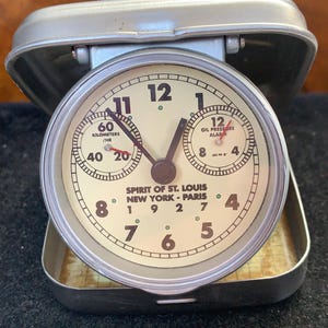 Vintage Novelty Spirit of St Louis New York Paris - Pilots Travel