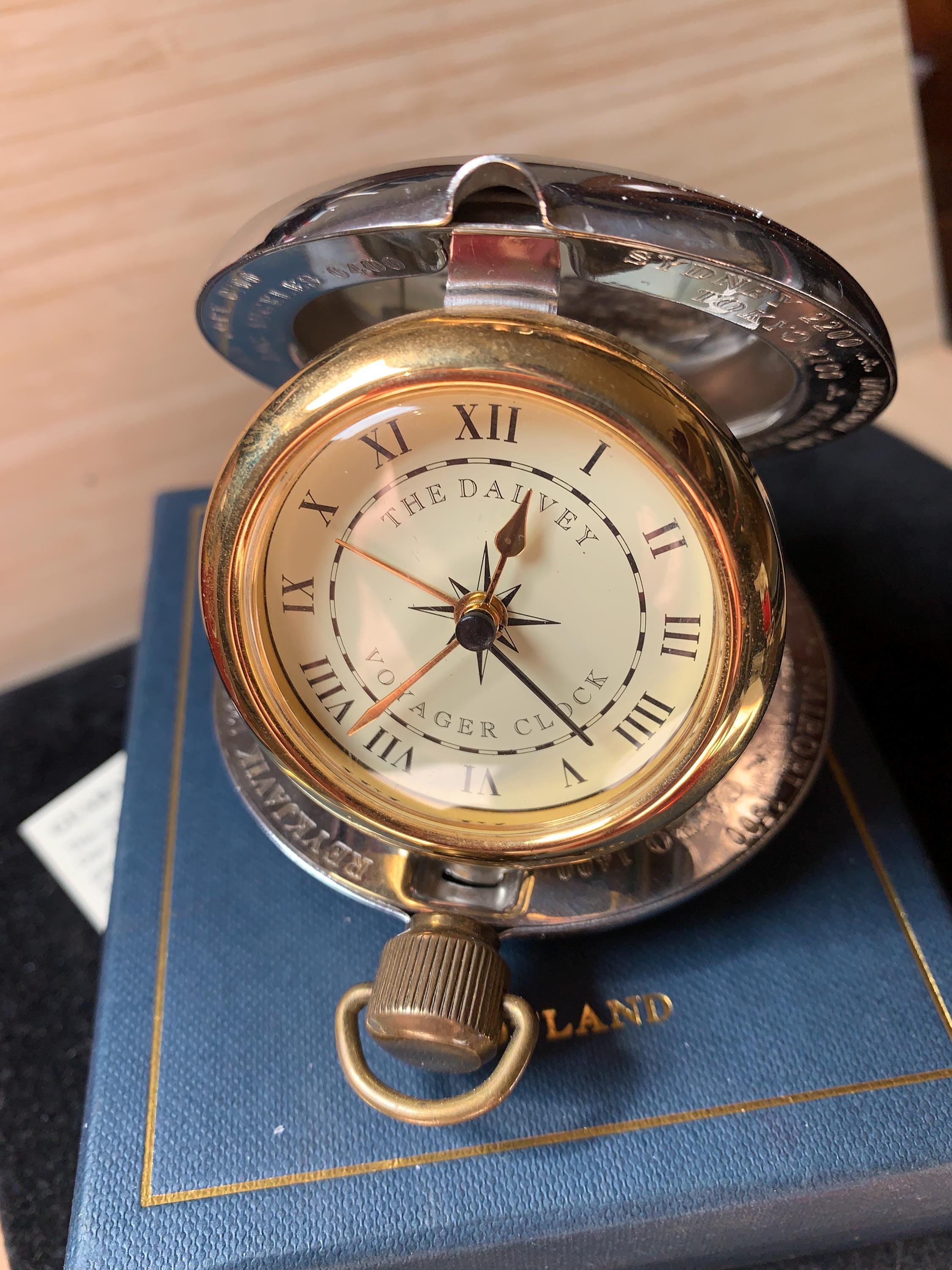 レア希少 新品 ダルビー♪懐中時計 ボイジャークロック