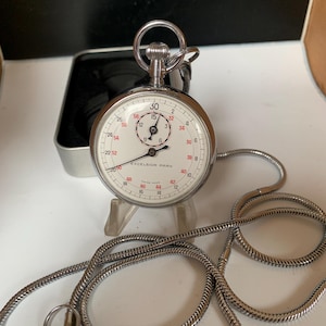 Vintage Rare Excelsior Park Stopwatch with top wind movement, Calibre 3364 image 17
