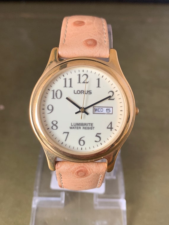 Reloj Hombre Lorus Lumibrite Oro VX33 X034 -  México