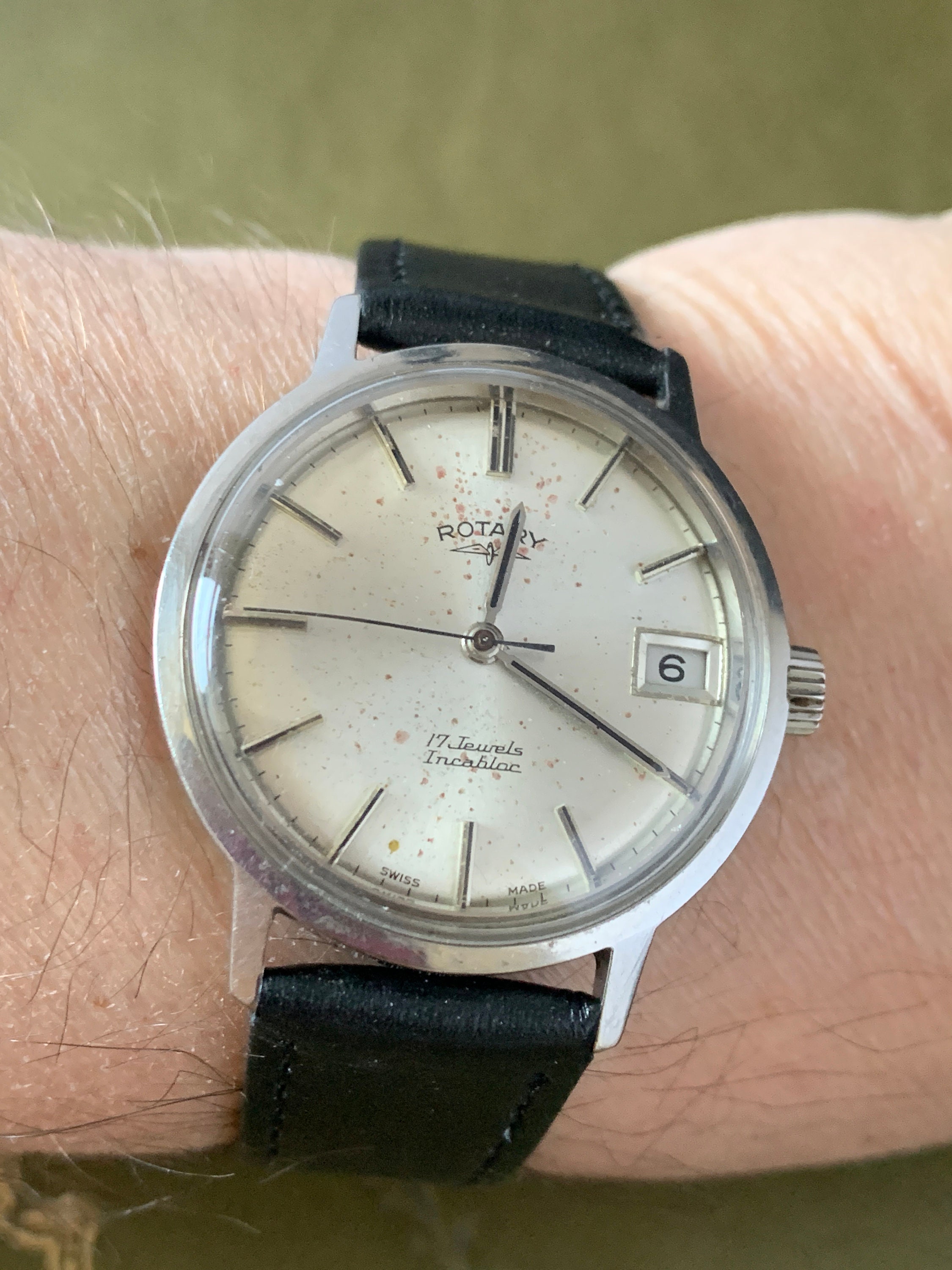 Vintage Rotary 17 Jewel Cal 'as 1950/51' Stainless Steel