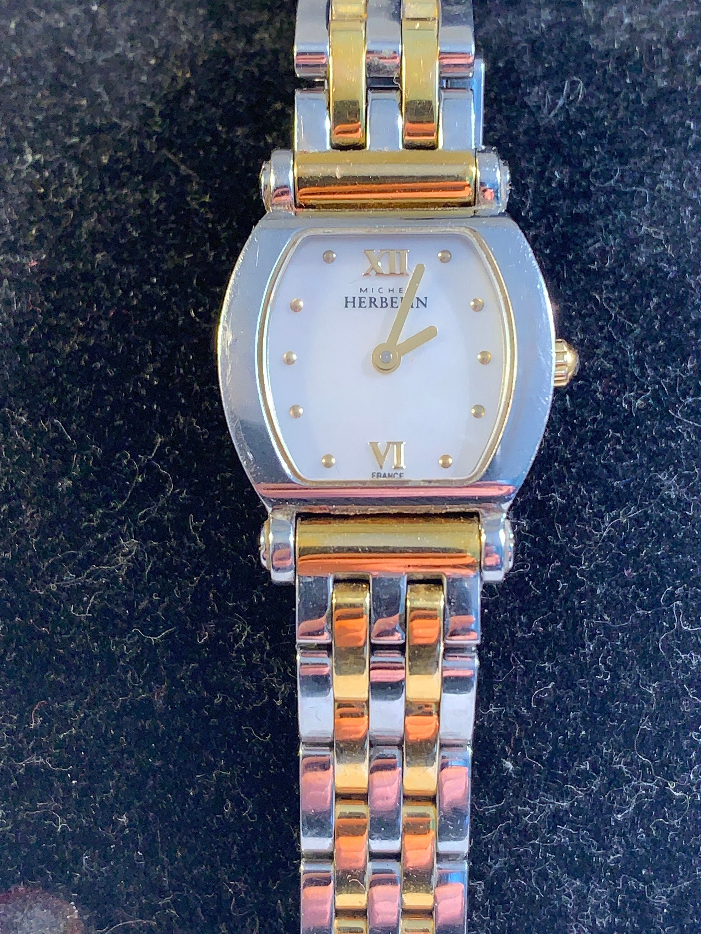 Mooie Michel Herbelin Ladies 'Watch 17046 met MOP Dial | Etsy België