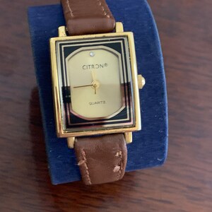 Quartz movement CITRON  Rectangular Fashion Watch