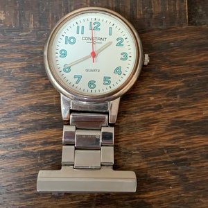 Vintage Constant Quartz Nurse Style Fob Watch Etsy India