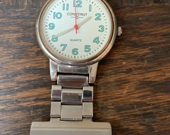 Vintage Constant Quartz nurse style fob Watch