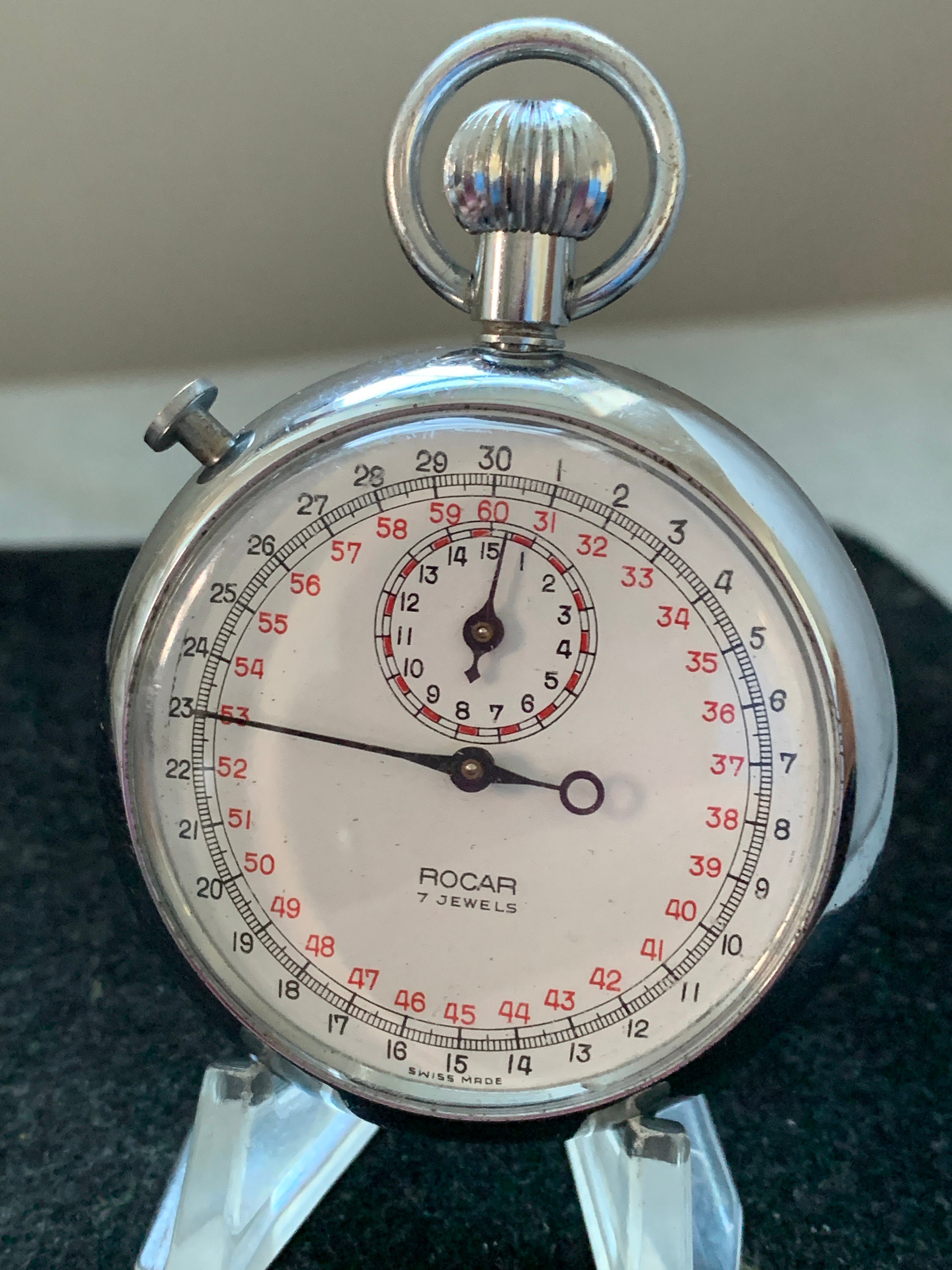 Wakmann stopwatch 7 jewels clearance
