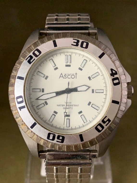 Chunky Ascot Design Serie 07 2006 08 4408 1 Sports Watch Water Resistant 100m Etsy