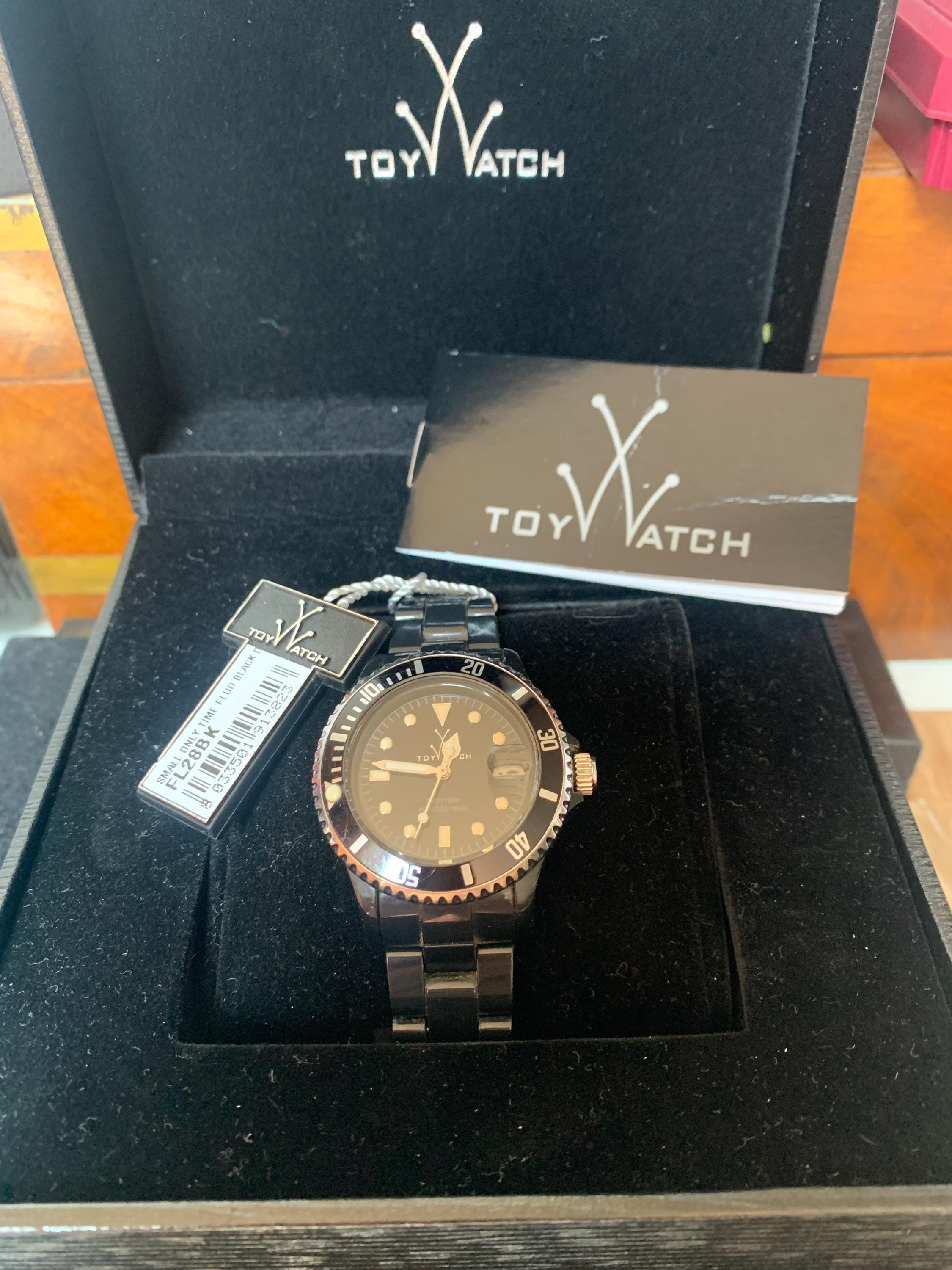 ToyWatch black watch New with tag Toywatch black Black Dial fluo | Mercari main image 3
