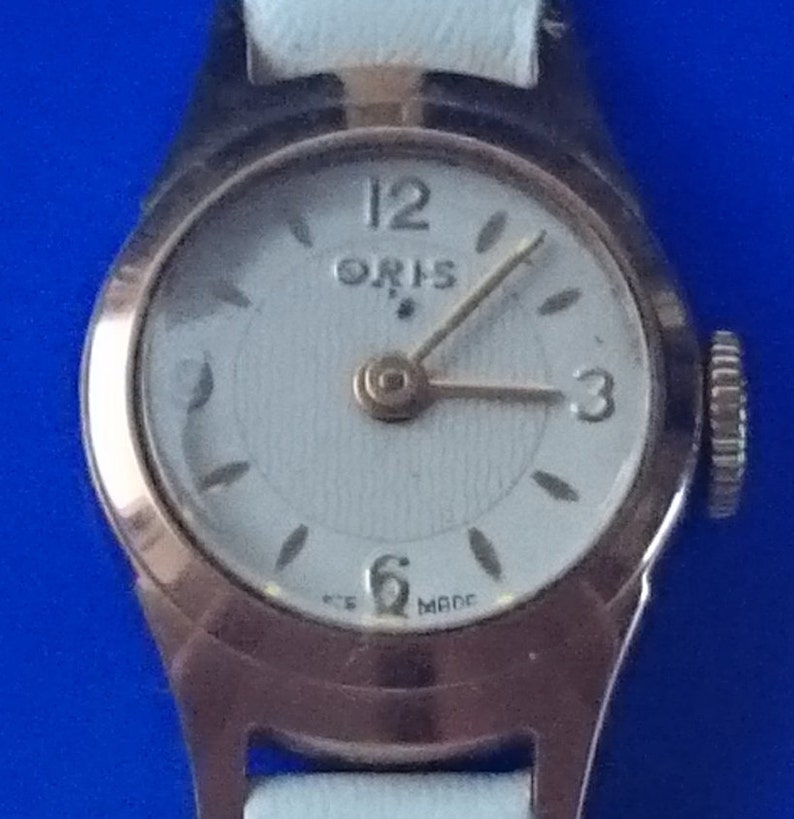 Vintage Ladies Gold Plated Oris Watch Etsy