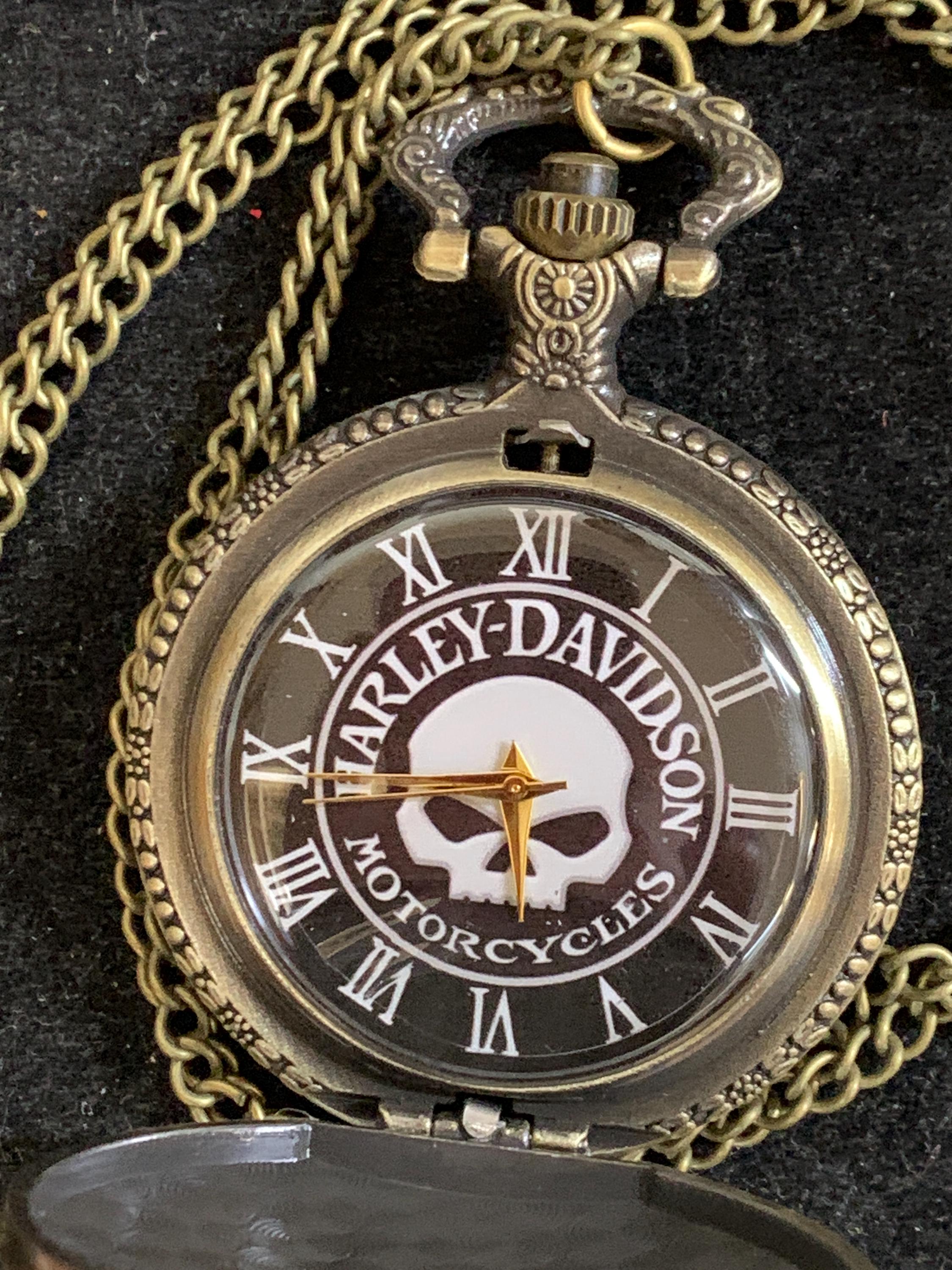 Harley davidson pocket watch set new arrivals