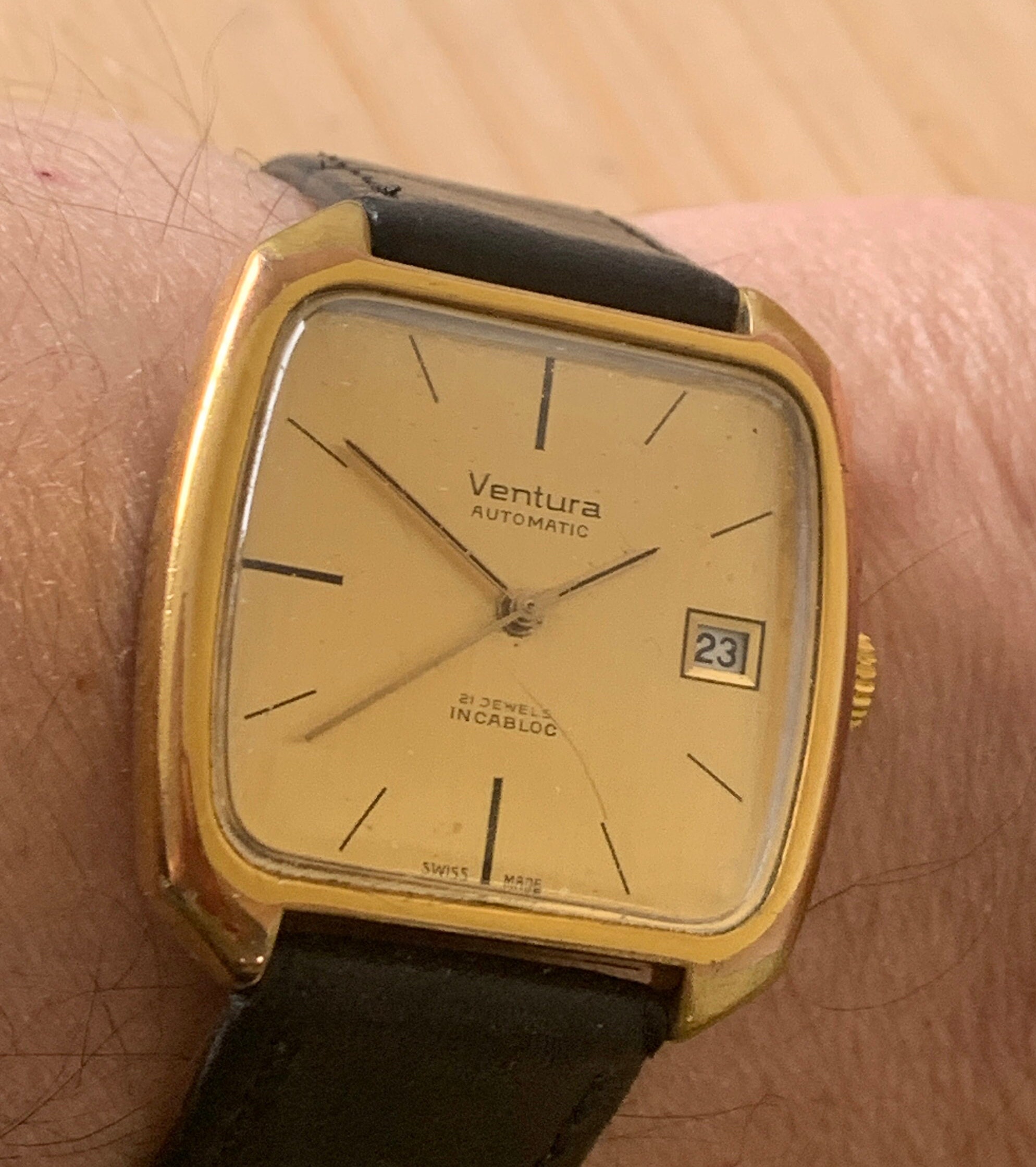 Gold automatic watch Etsy Mexico