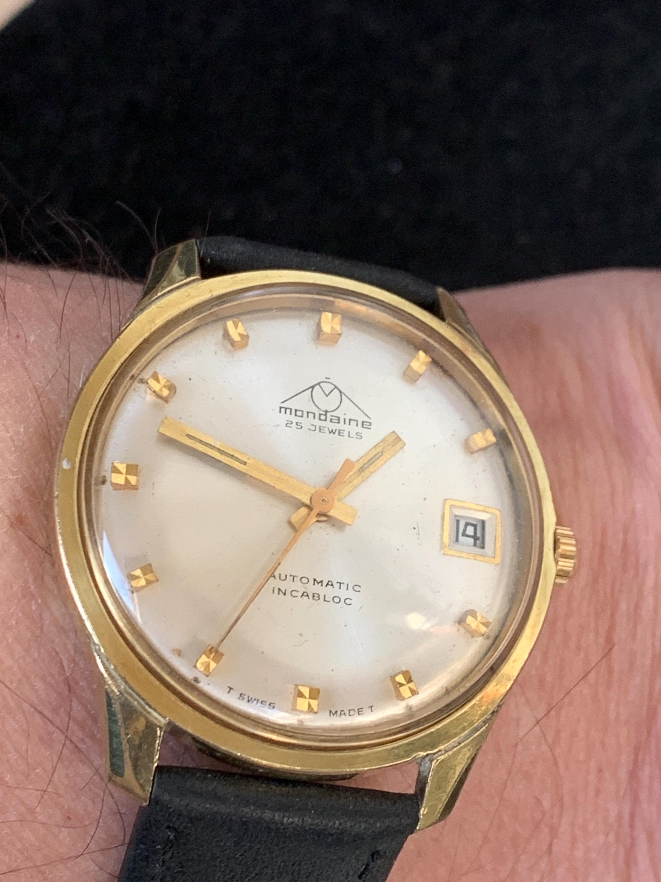 Incabloc 25 Jewels Swiss Mens Automatic Watch | eBay