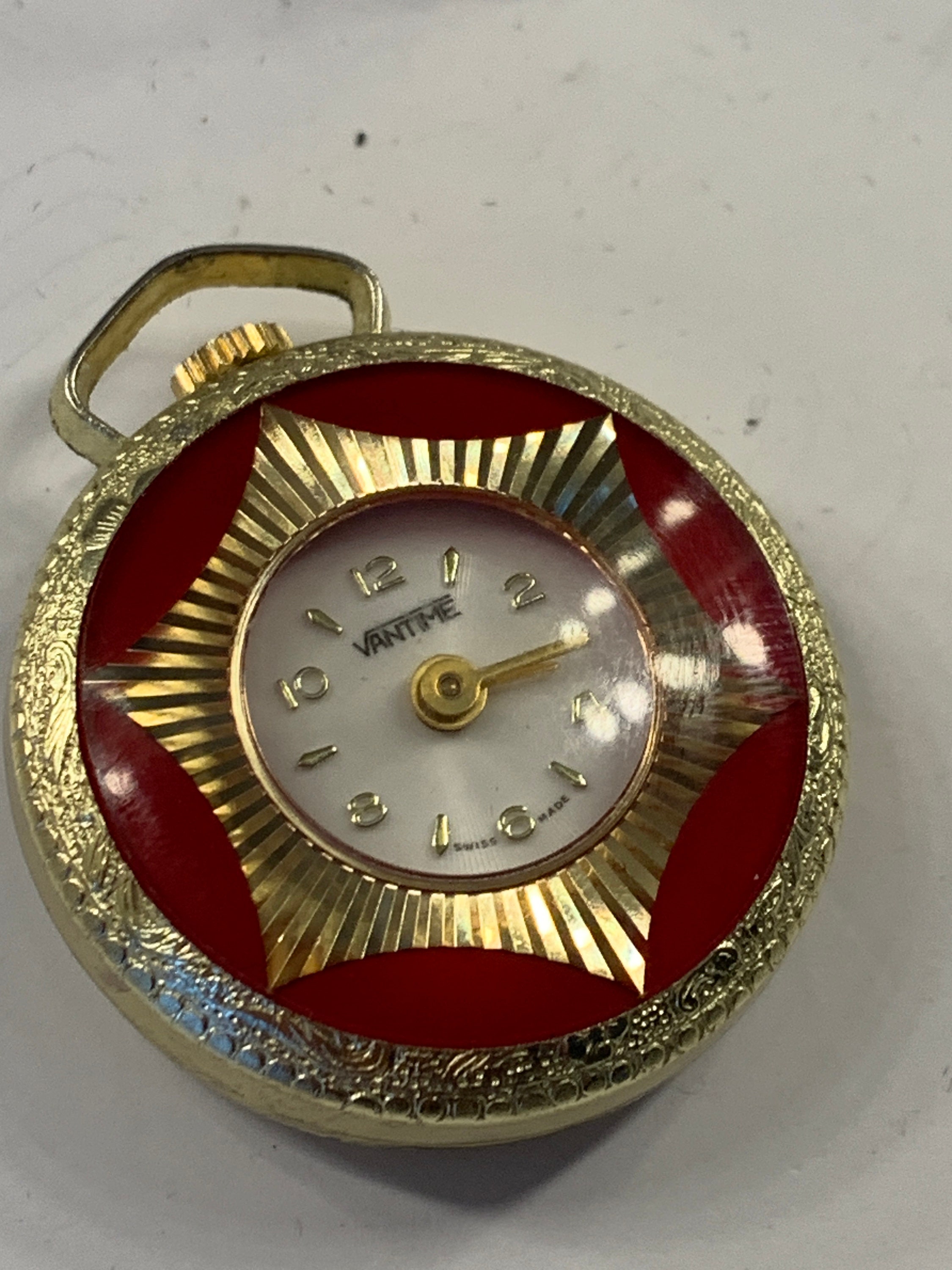 Pendant Watch Swiss Watch Vantime Watch Vintage Watch - Etsy UK