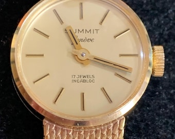 Vintage Swiss Summit 17 Jewels Incabloc Watch - Etsy display picture 3