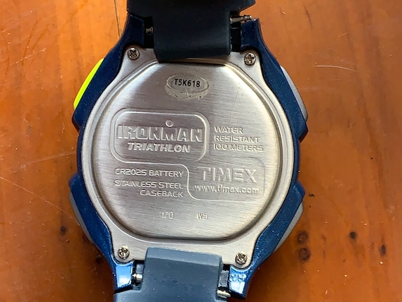 Rare Vintage Timex Ironman Triathlon T5K618 Watch