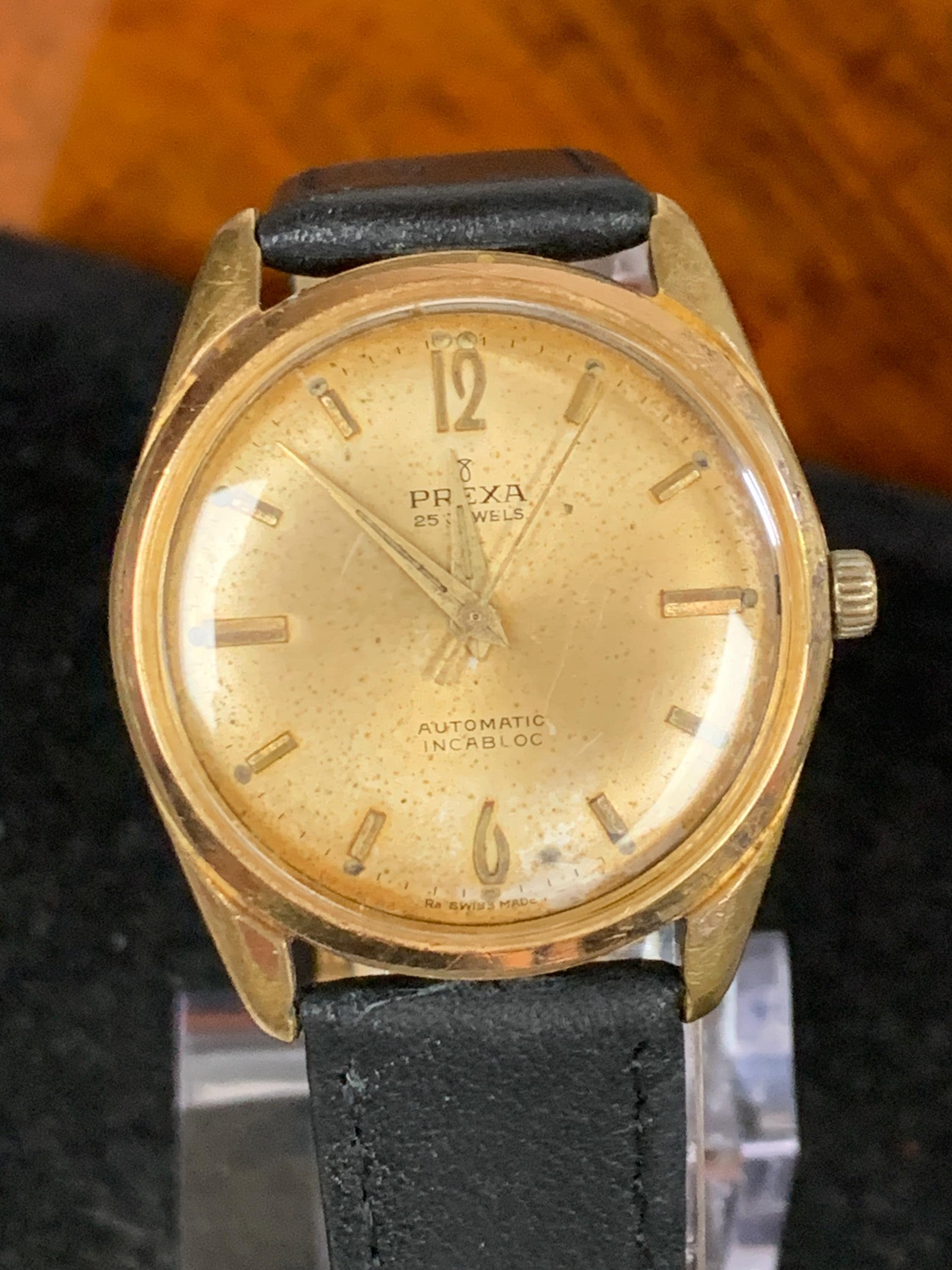 Vintage Gents, Prexa 25 Jewel Automatic Swiss Watch AS 1700