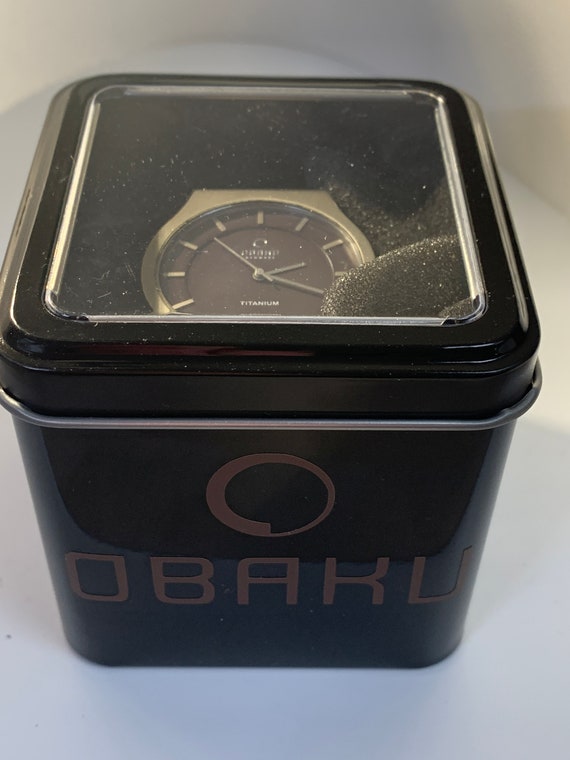 Obaku titanium watch hot sale