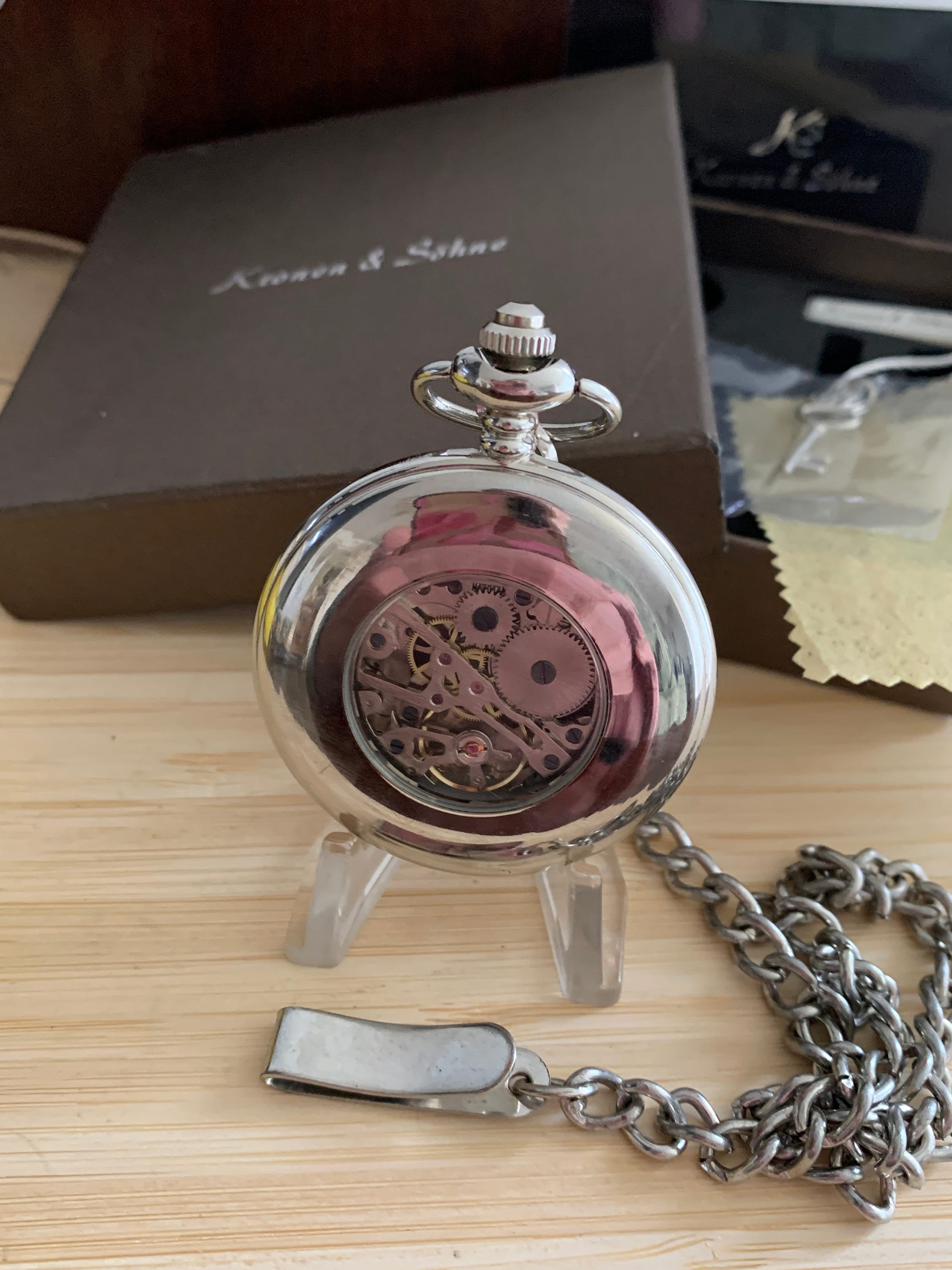Kronen sohne pocket watch sale
