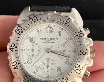 Montre Homme Vintage Pierre Rucci - Boîtier Pierre - Design élégant - À Collectionner