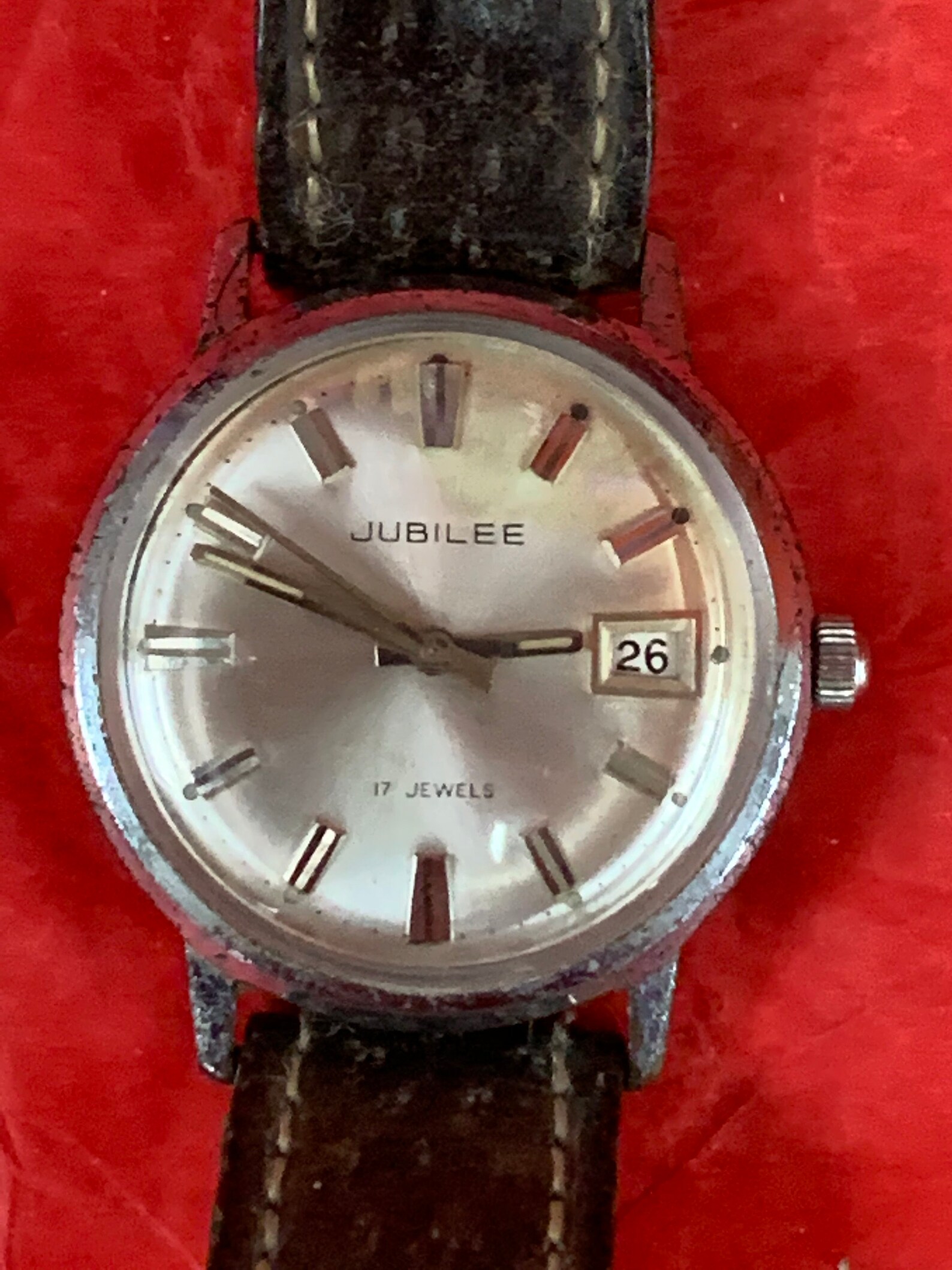 Vintage Jubilee Gents Watch 17 Jewels with date Etsy