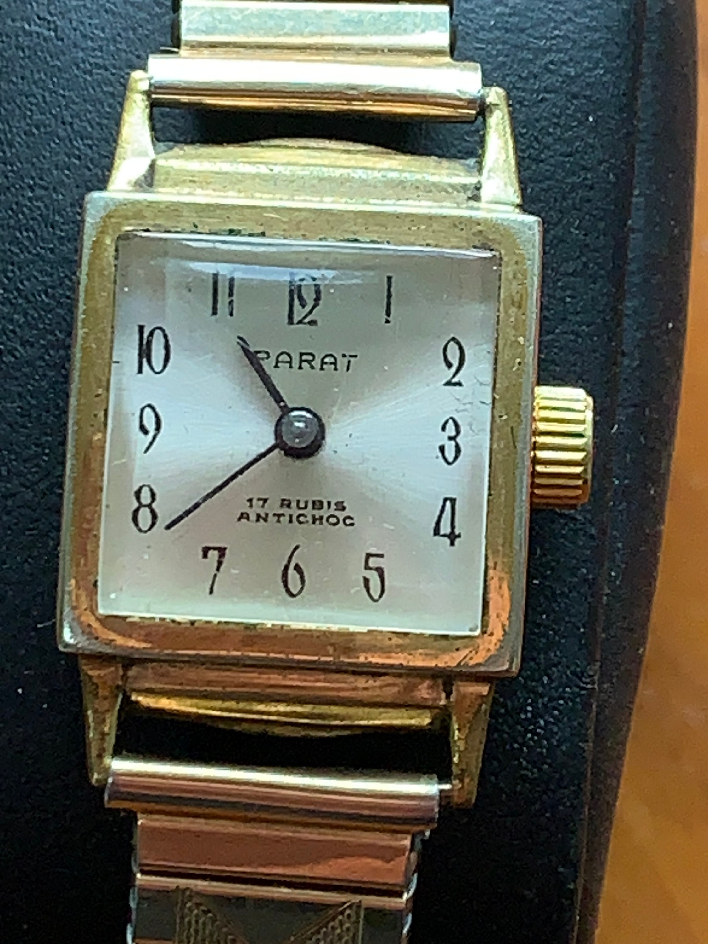 Parat LADIES 17 Jewel Gold Tone Watch Swiss Made Movement - Etsy