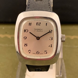 Tegrov 17 Jewels – Vintage Men's Watch - Etsy Tegrov 17 Jewels – Vintage Men's Watch - Etsy