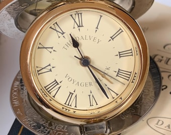 Lancel réveil de voyage rond en étui cuir – Lancel Horlogerie