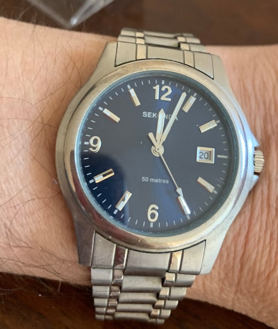 Sekonda Orologio da Polso, Cronografo, Uomo, Acciaio Inox, Argento : Sekonda