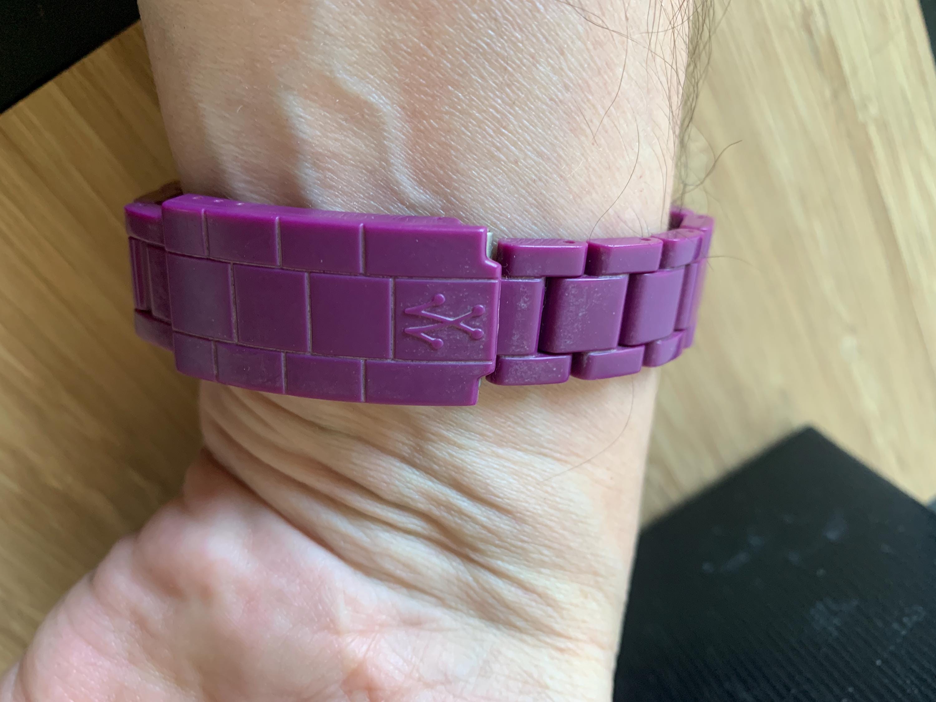 Toy Watch Ladies Toy Watch Plasteramic Oversize Purple Watch 