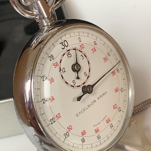 Vintage Rare Excelsior Park Stopwatch with top wind movement, Calibre 3364 image 5