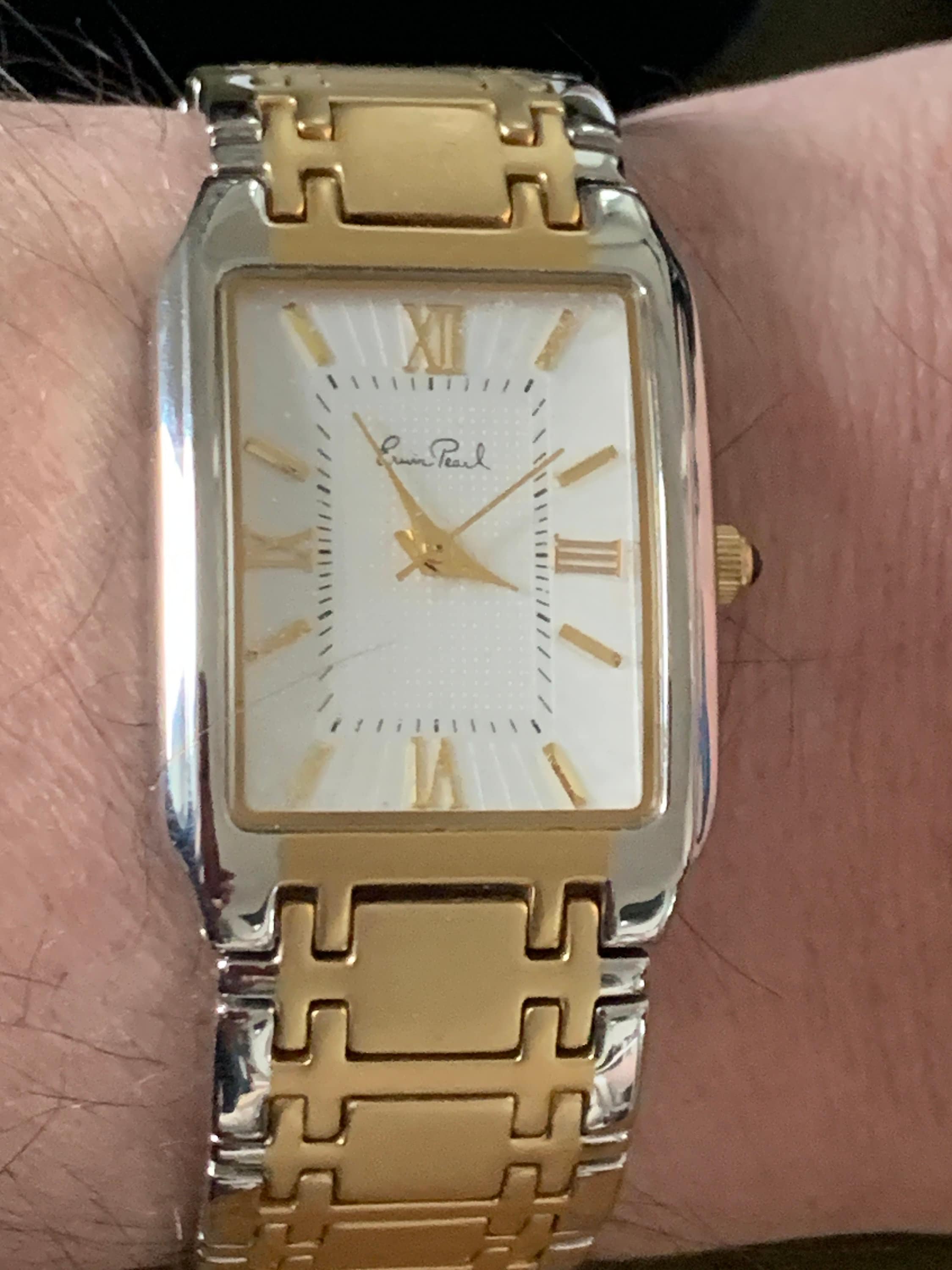 Erwin Pearl Bracelet Unisex Watch 24.6mm Two-tone (silver  display picture 2