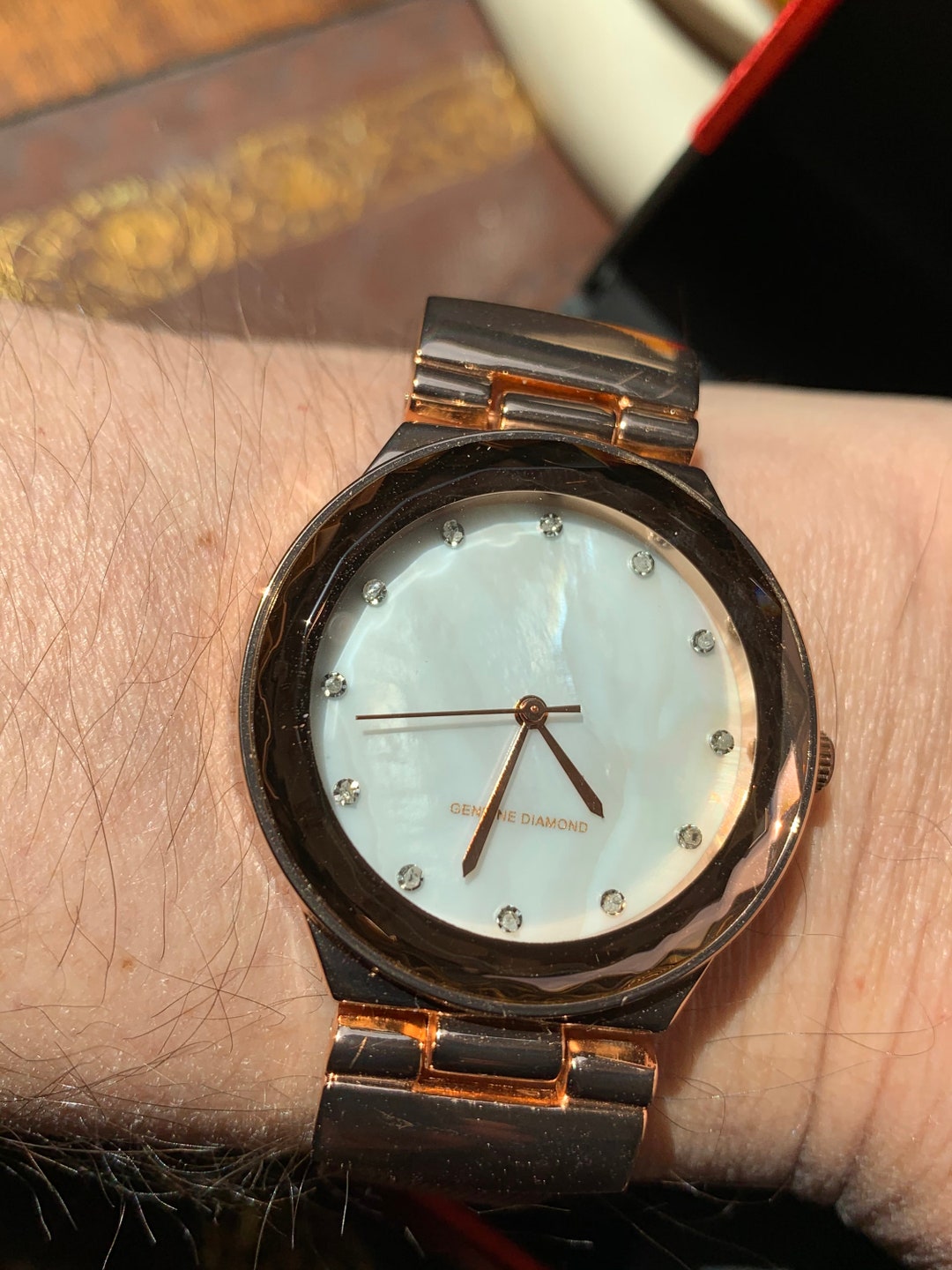 Genuine diamond watch cheap